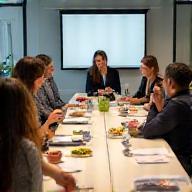 Interactive corporate nutrition workshop in progress